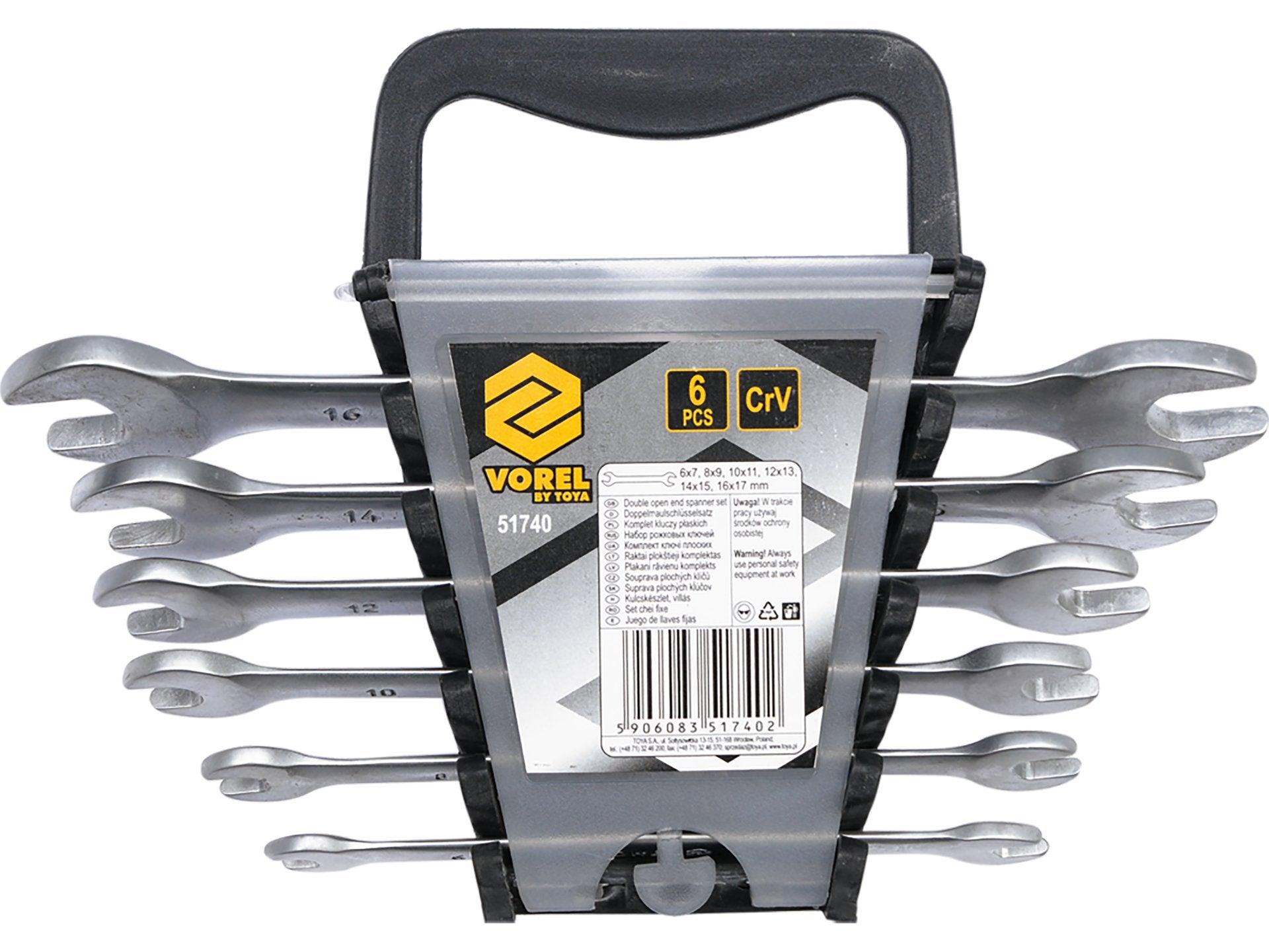 SET CHEI FIXE SATINATE, 6 BUC, 6-17MM VOREL 51740