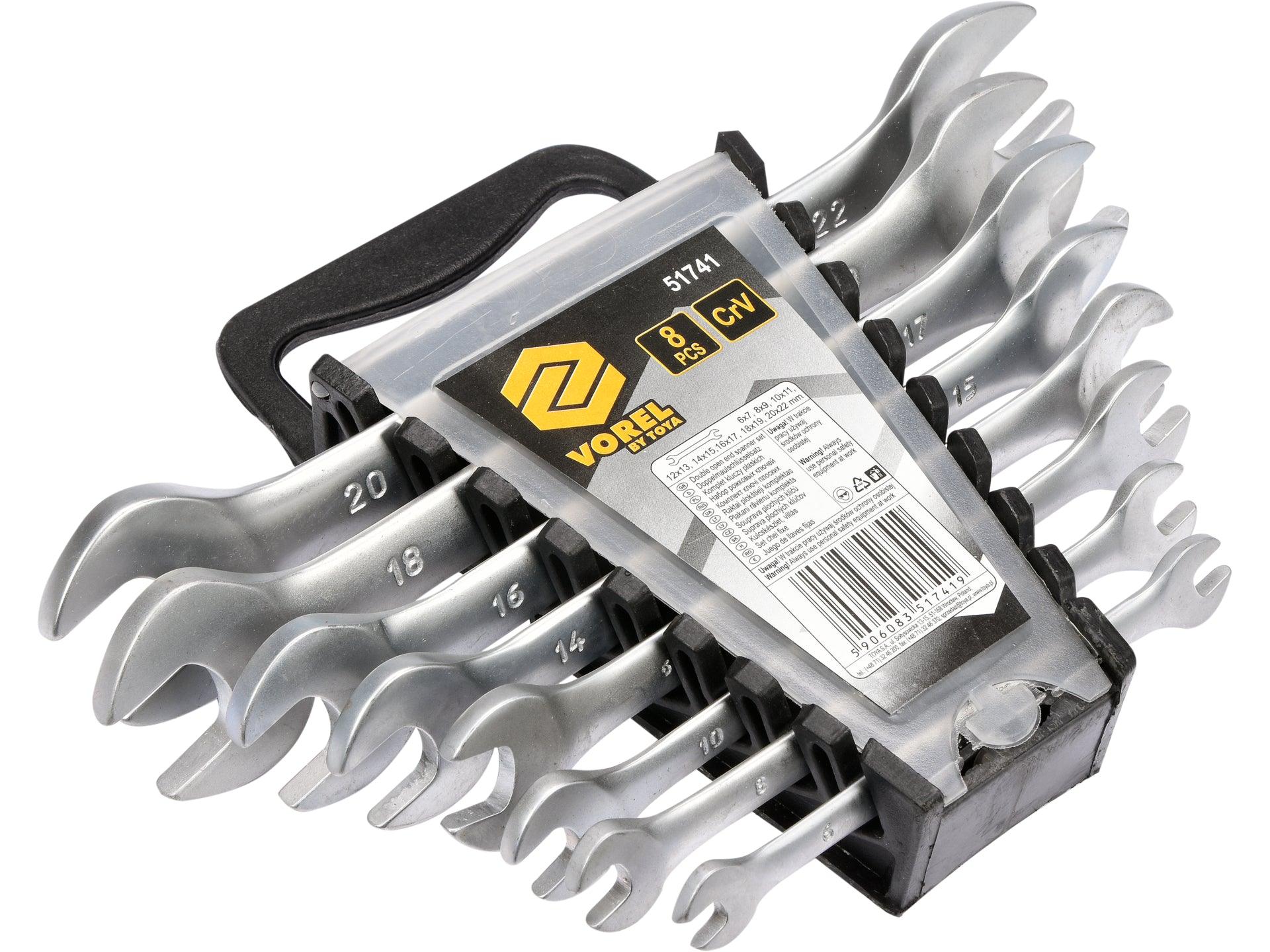 SET CHEI FIXE SATINATE 8 BUC, 6-22MM VOREL 51741