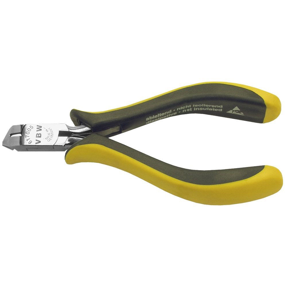 Cleste cu taiere laterala ESD/EPA pentru electronice, 125mm, 1.0mm la HRC 19 si 0.6mm la HRC 40