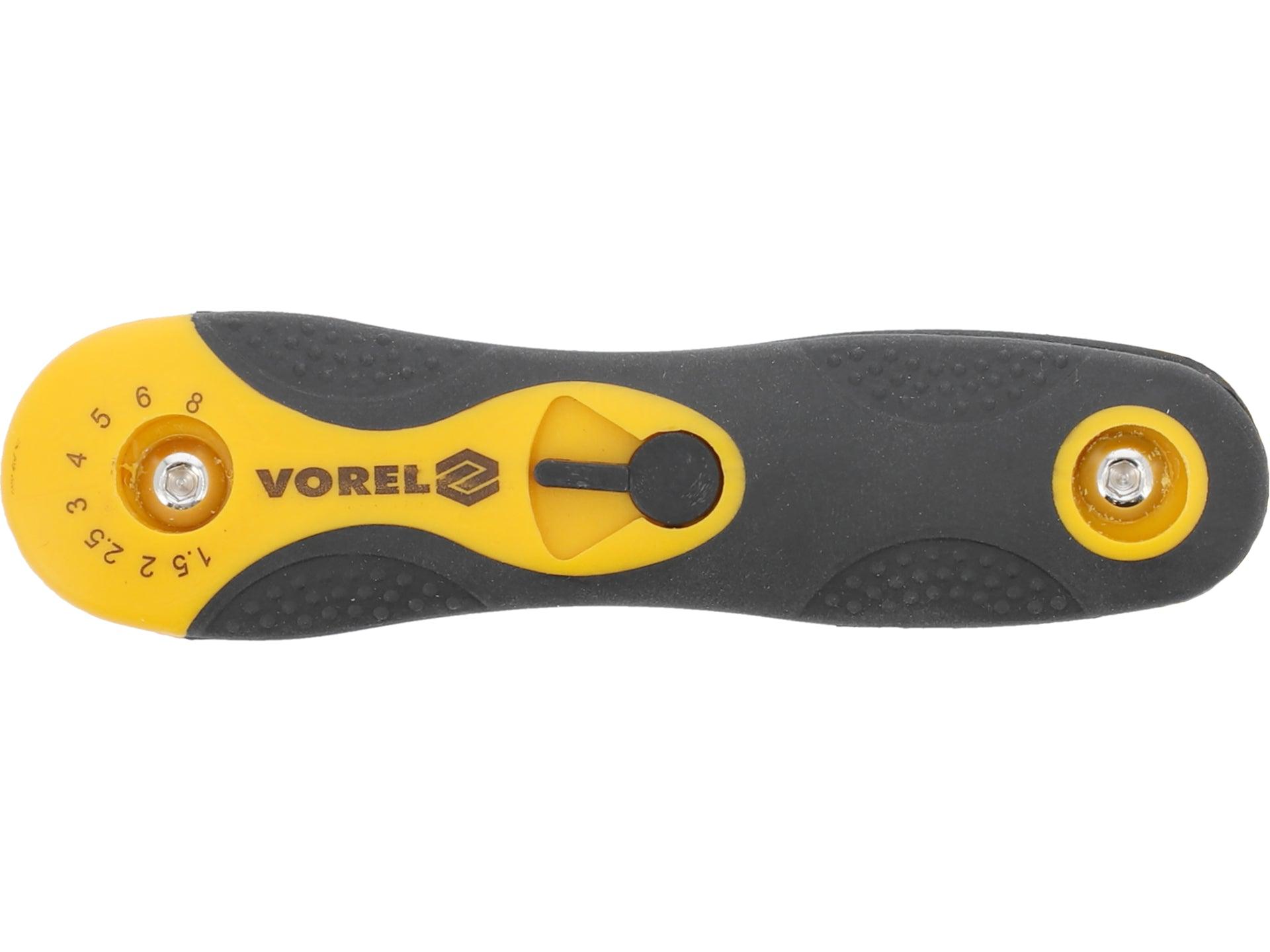 SET CHEI HEXAGONALE 8 BUC,1.5-8MM,CR-V VOREL 56506