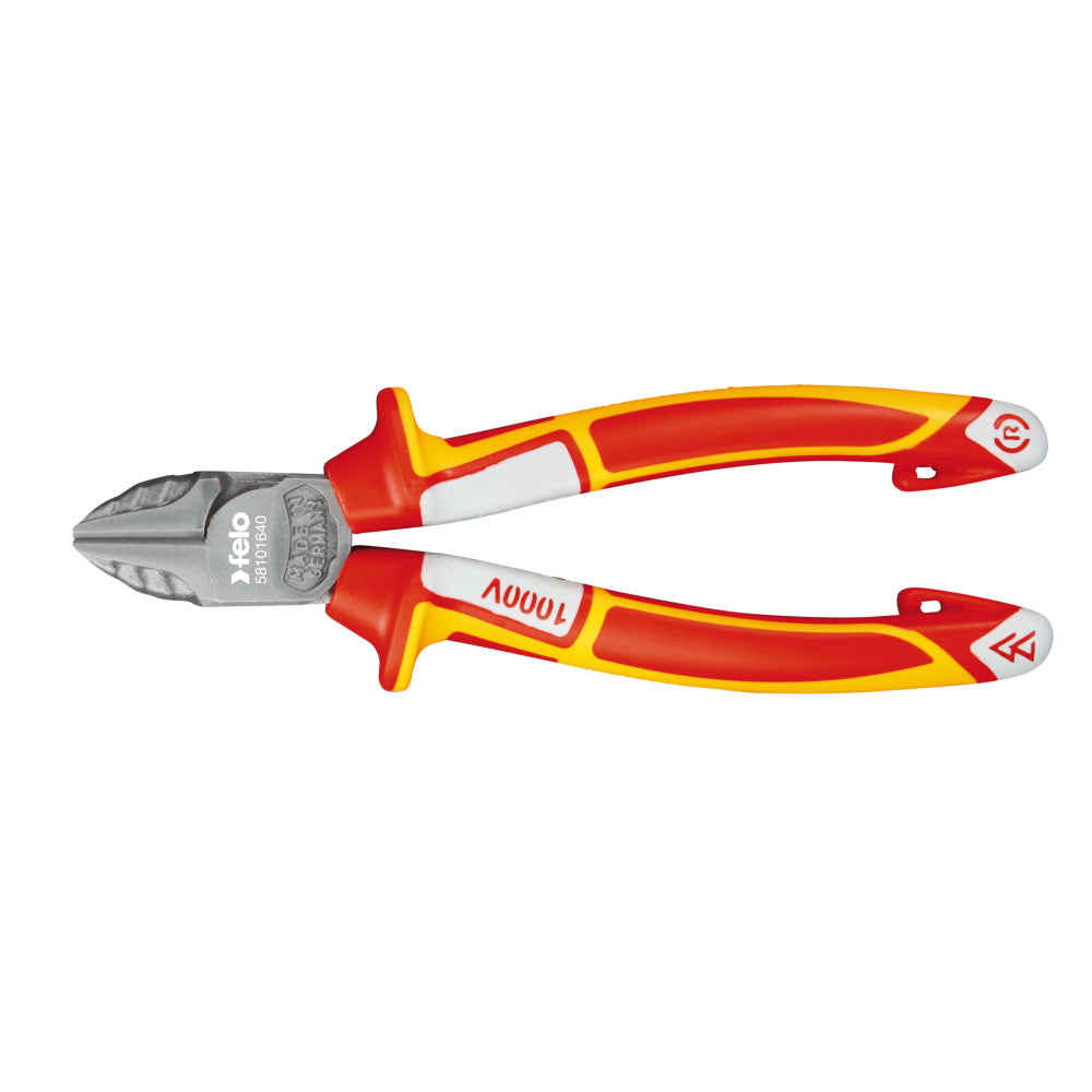 Felo 58101640, Cleste izolat cu taiere laterala, VDE, 160mm