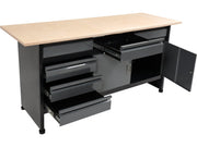 MASĂ DE LUCRU PENTRU ATELIER 1700X600MM VOREL 58456