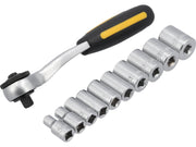 TRUSĂ ANTRENOR CU CLICHET 1/4'' + CHEI TUBULARE VOREL 58600