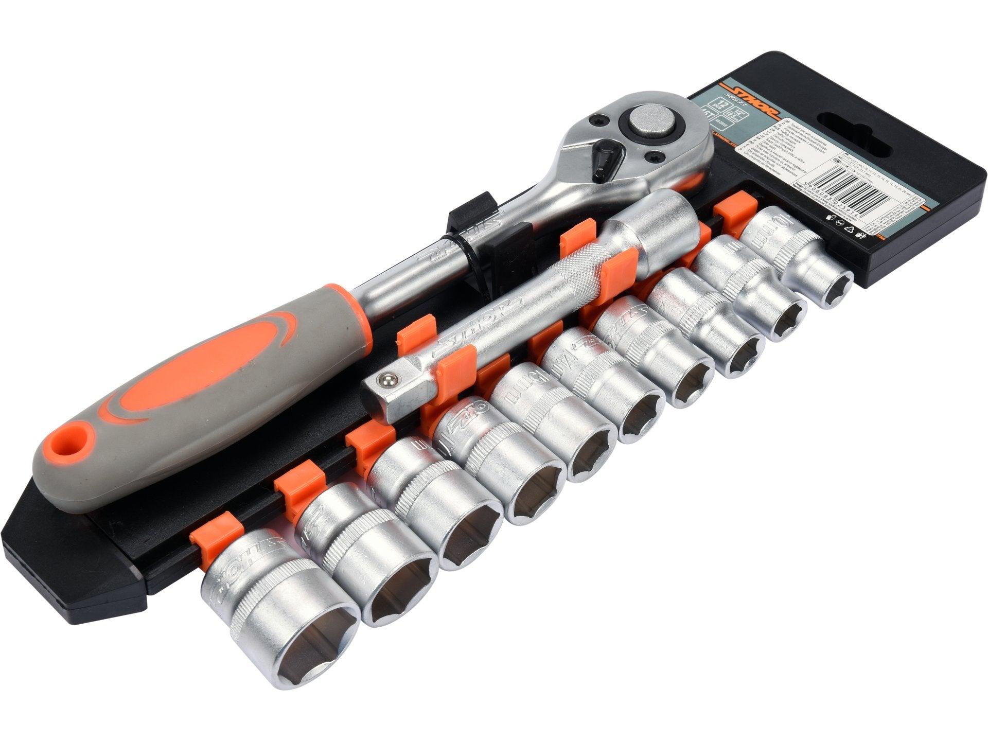 SET TUBULARE + ANTRENOR 12 BUC, 1/2'' STHOR 58633