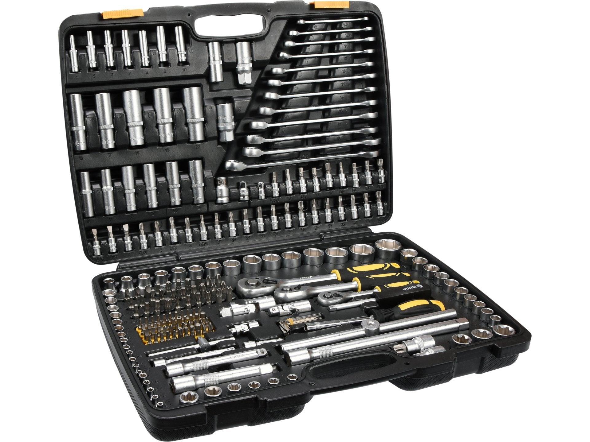 TRUSĂ TUBULARE 1/2'', 216 PIESE, XXL VOREL 58700