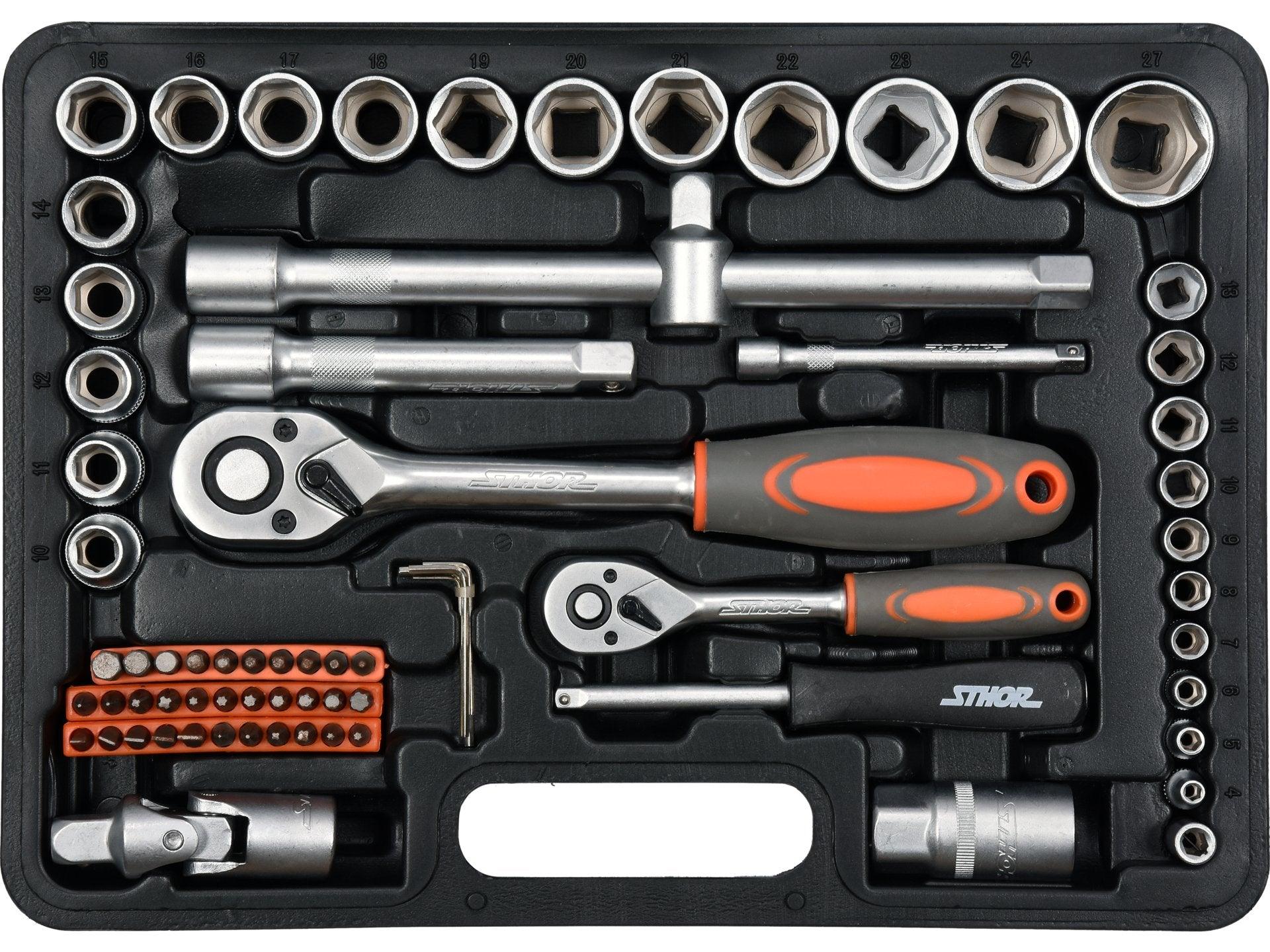 TRUSĂ TUBULARE 72 PIESE STHOR 58705