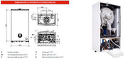 Centrala termica pe gaz/GPL in condensare Fondital Tenerife KC 24 kW,