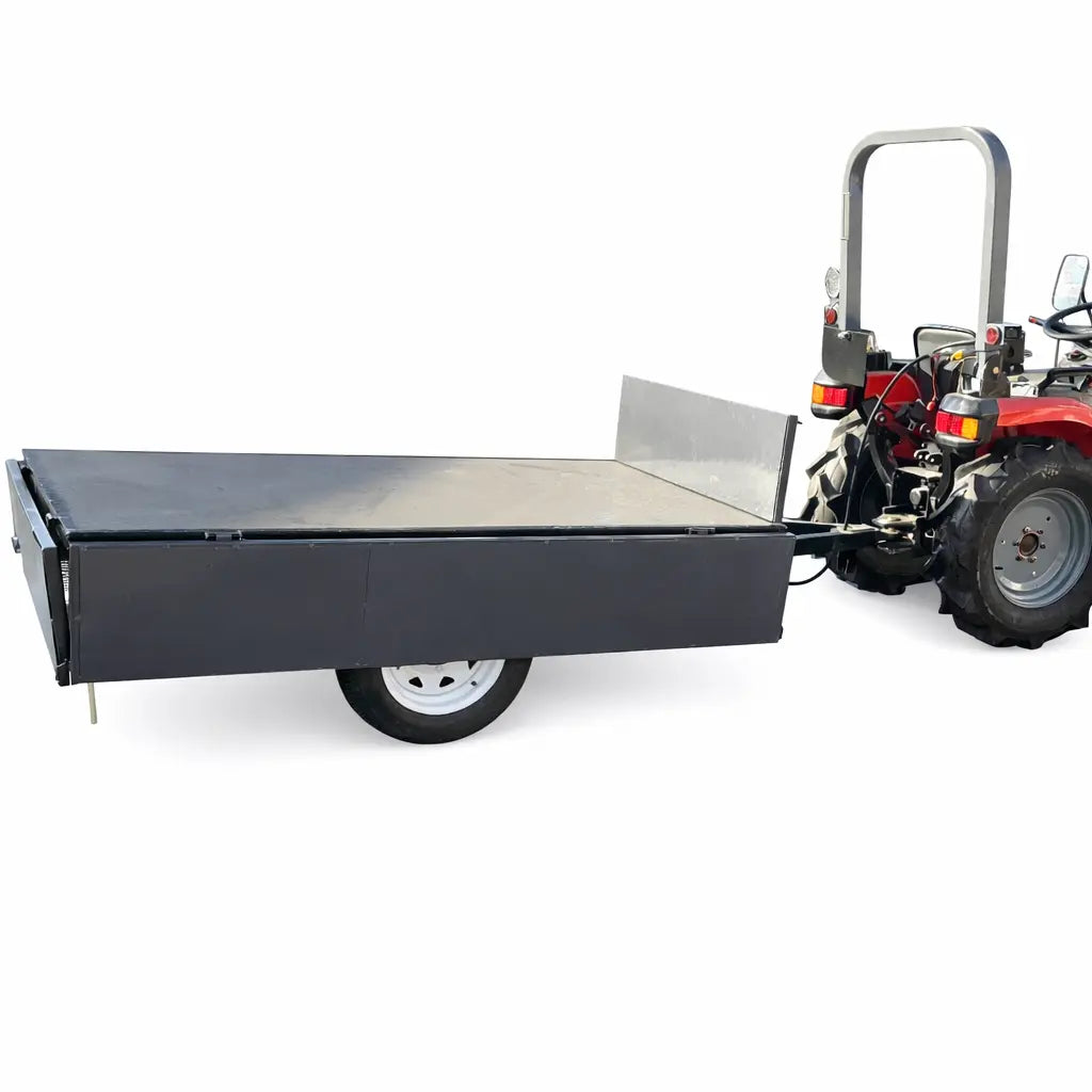 Cumpara Remorca agricola Rotakt 1T pentru tractor cu basculare hidraulica,dimensiune bena 200x106cm de la Mesterul Minune