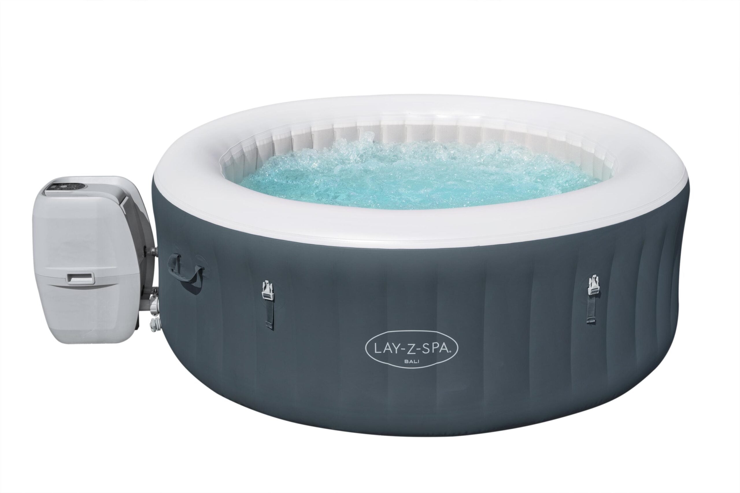 Piscina cu sistem de hidromasaj Bestway, iluminare LED