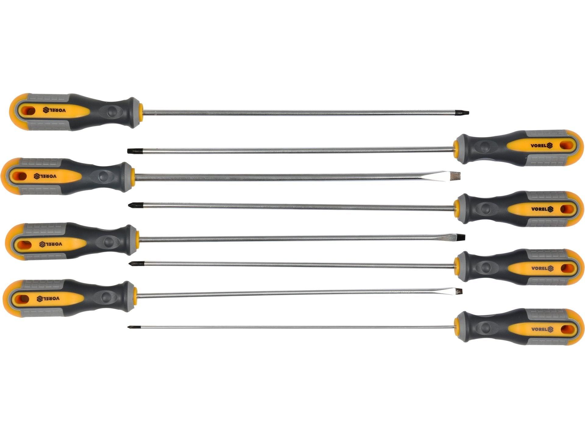 SET ȘURUBELNIȚE LUNGI, 8 BUC VOREL 60990