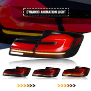 Stopuri Full LED BMW Seria 5 F10 Sedan 2011-2016 Design G30 LCI LED cu Semnal Dinamic