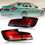 Stopuri Full LED BMW Seria 5 F10 Sedan 2011-2016 Design G30 LCI LED cu Semnal Dinamic