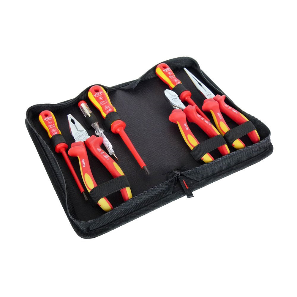 Cumpara acum Set de 6 clesti VDE + tester de tensiune, VBW 860010 de la Mesterul Minune