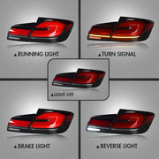 Stopuri Full LED BMW Seria 5 F10 Sedan 2011-2016 Design G30 LCI LED cu Semnal Dinamic