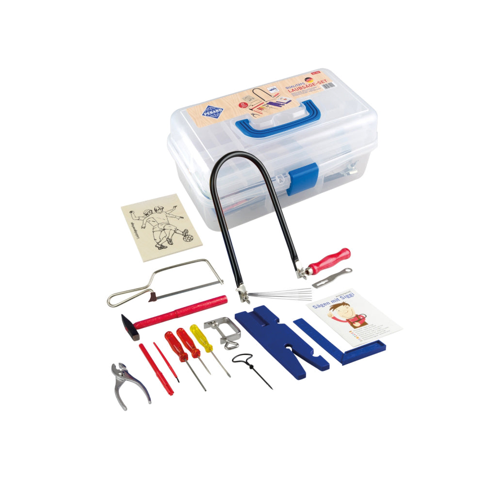 Pebaro 640, Set traforaj in cutie de transport, 16 piese