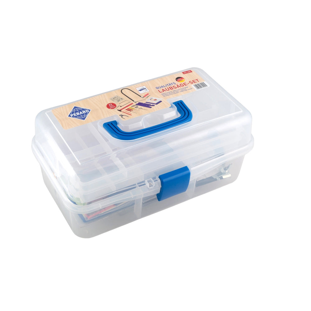 Pebaro 640, Set traforaj in cutie de transport, 16 piese