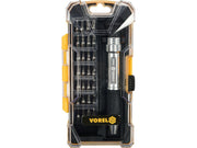 SET ȘURUBELNIȚĂ CU BIȚI, METALICĂ, 29 BUC VOREL 64401