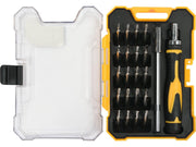 SET ȘURUBELNIȚĂ CU BIȚI, 22 BUC VOREL 64402