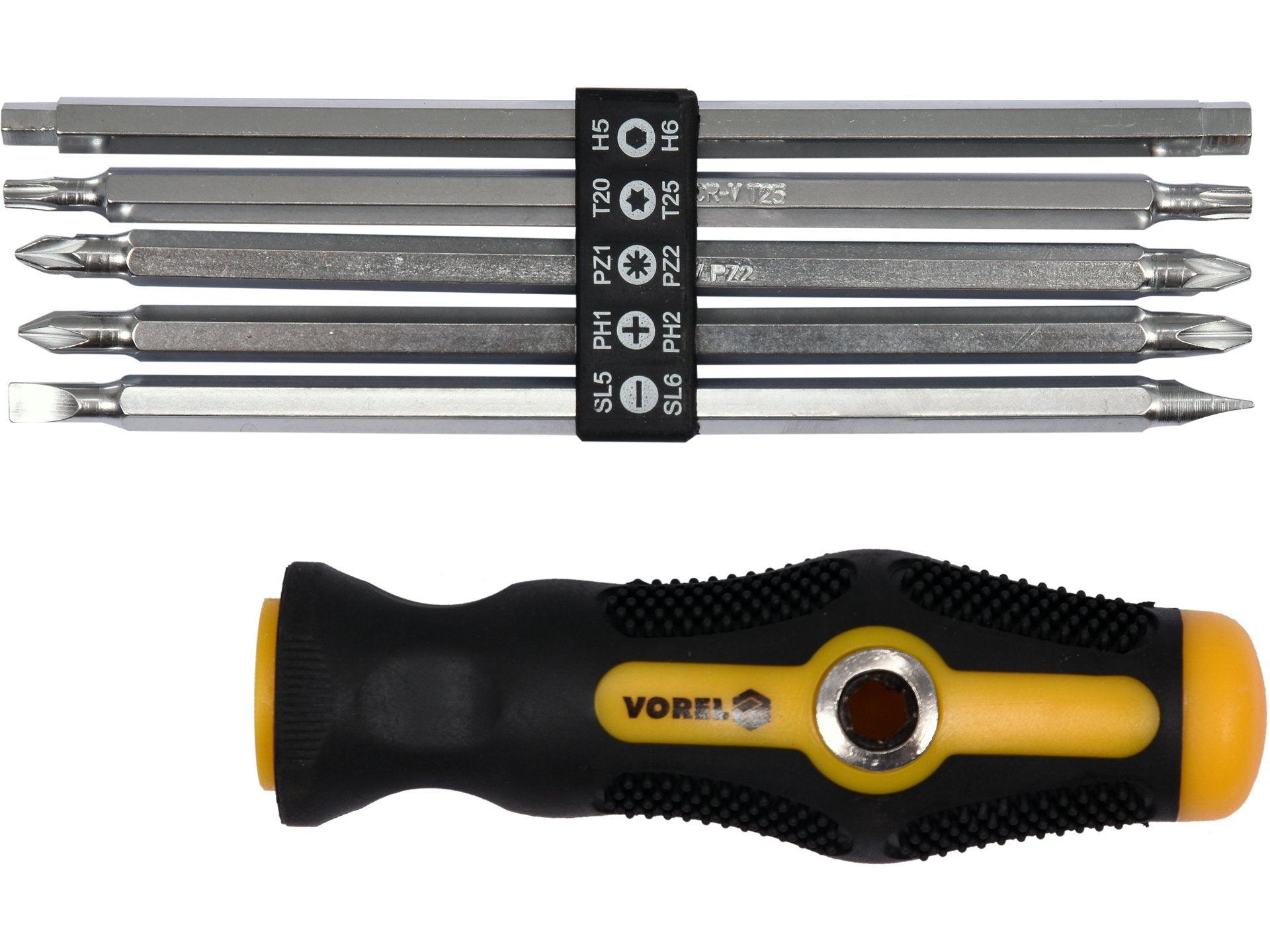 ȘURUBELNIȚĂ INTERSCHIMBABILĂ, 10 ÎN 1 VOREL 64960