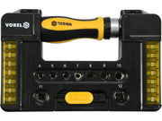 TRUSĂ TUBULARE ȘI BIȚI, 38 BUC VOREL 65023