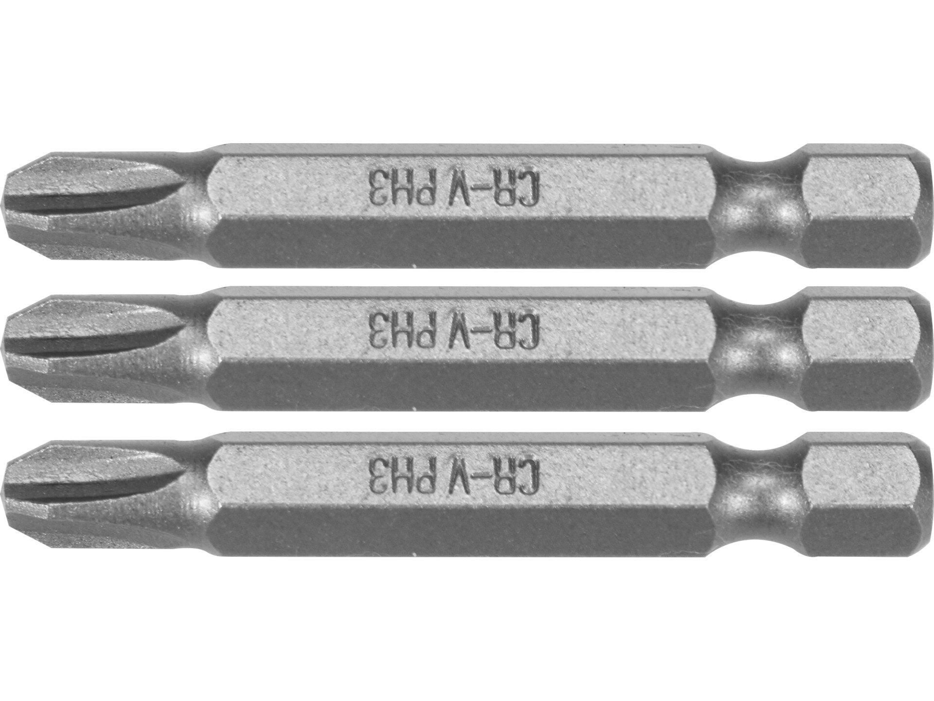 SET 3 BIȚI 1/4'' PH3X50MM STHOR 65458