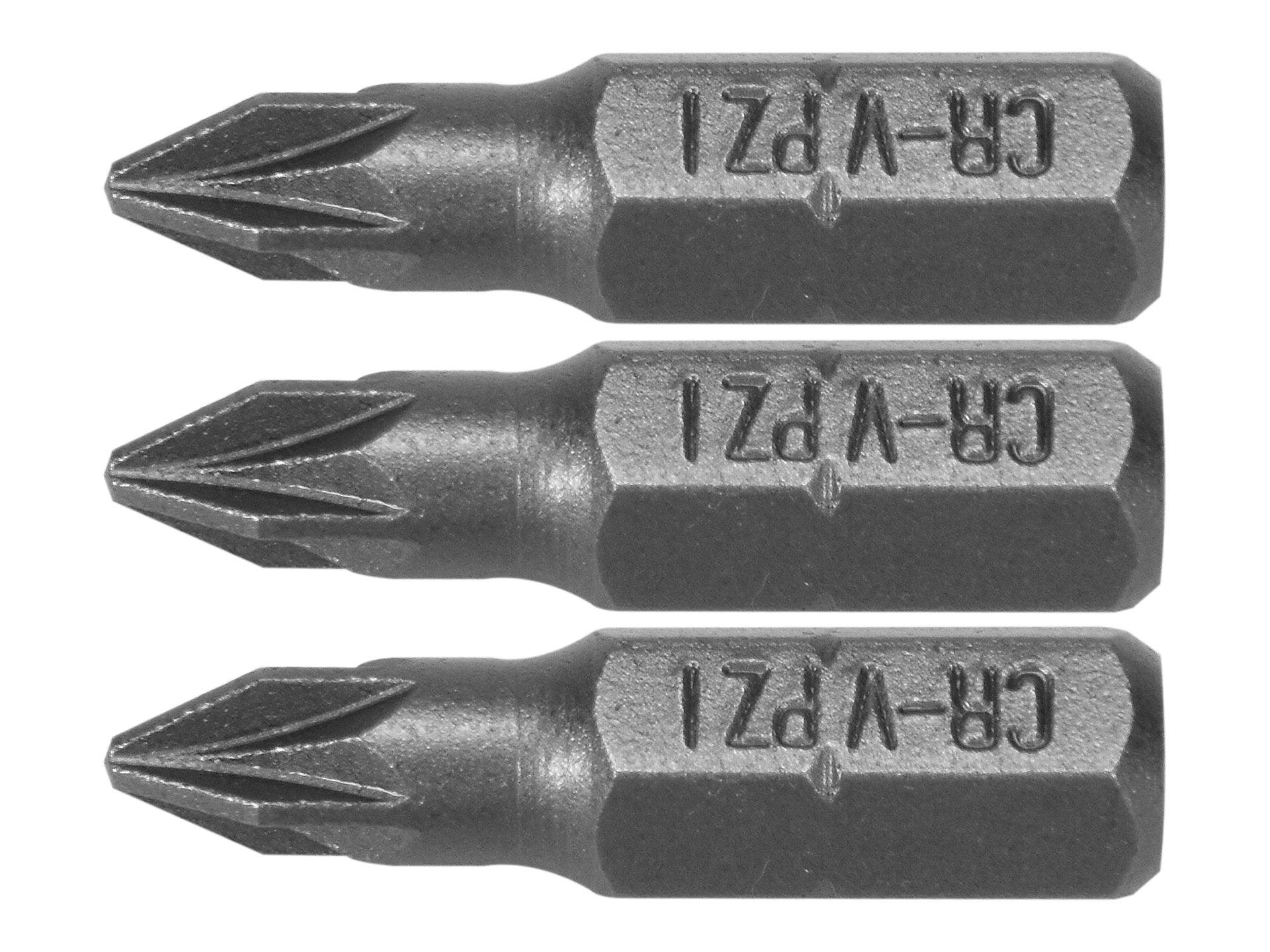 SET 3 BIȚI 1/4'' PZ1X25MM STHOR 65470
