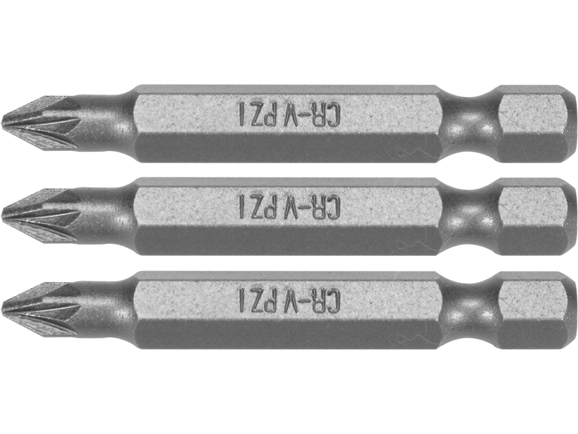 SET 3 BIȚI 1/4'' PZ1X50MM STHOR 65475