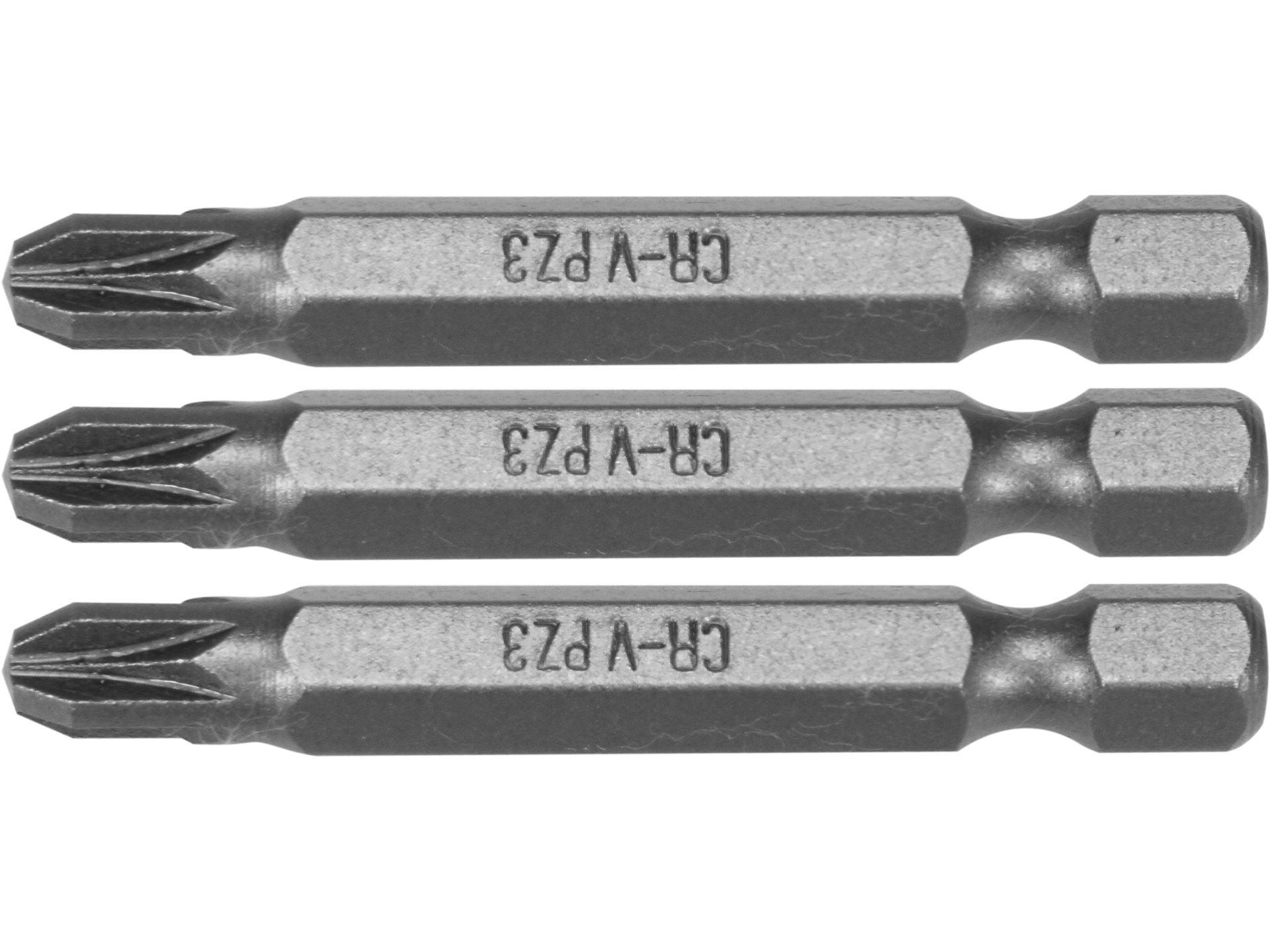 SET 3 BIȚI 1/4'' PZ3X50MM STHOR 65477