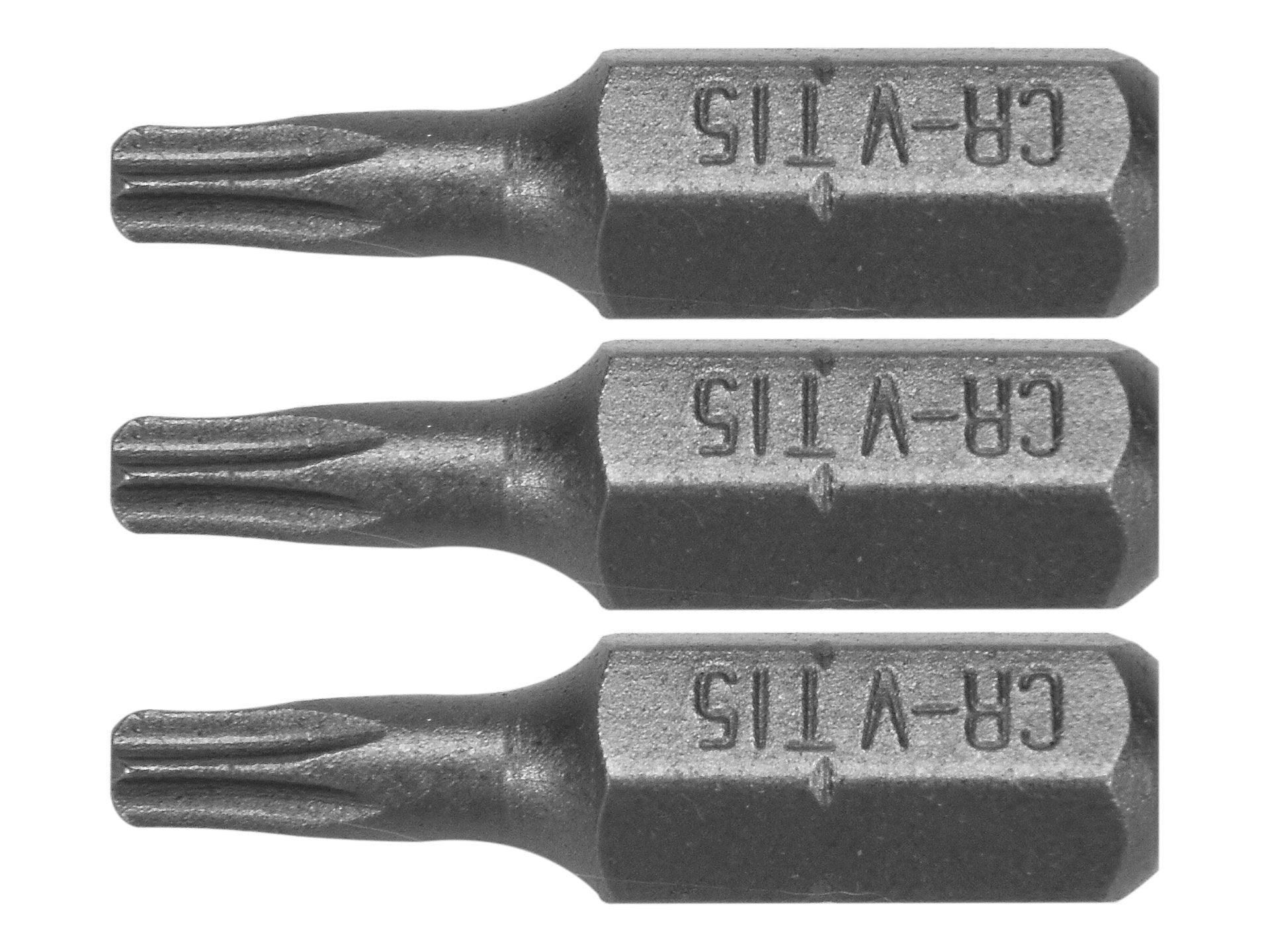SET 3 BIȚI TORX 1/4'' T15X25MM STHOR 65493