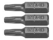 SET 3 BIȚI TORX 1/4'' T20X25MM STHOR 65494