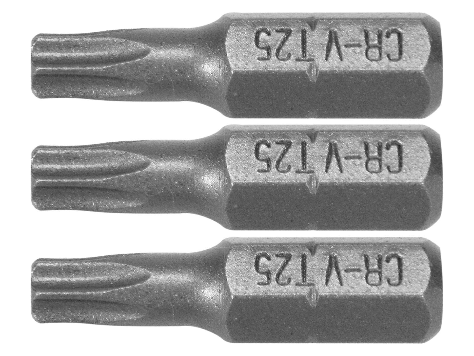 SET 3 BIȚI TORX 1/4'' T20X25MM STHOR 65495