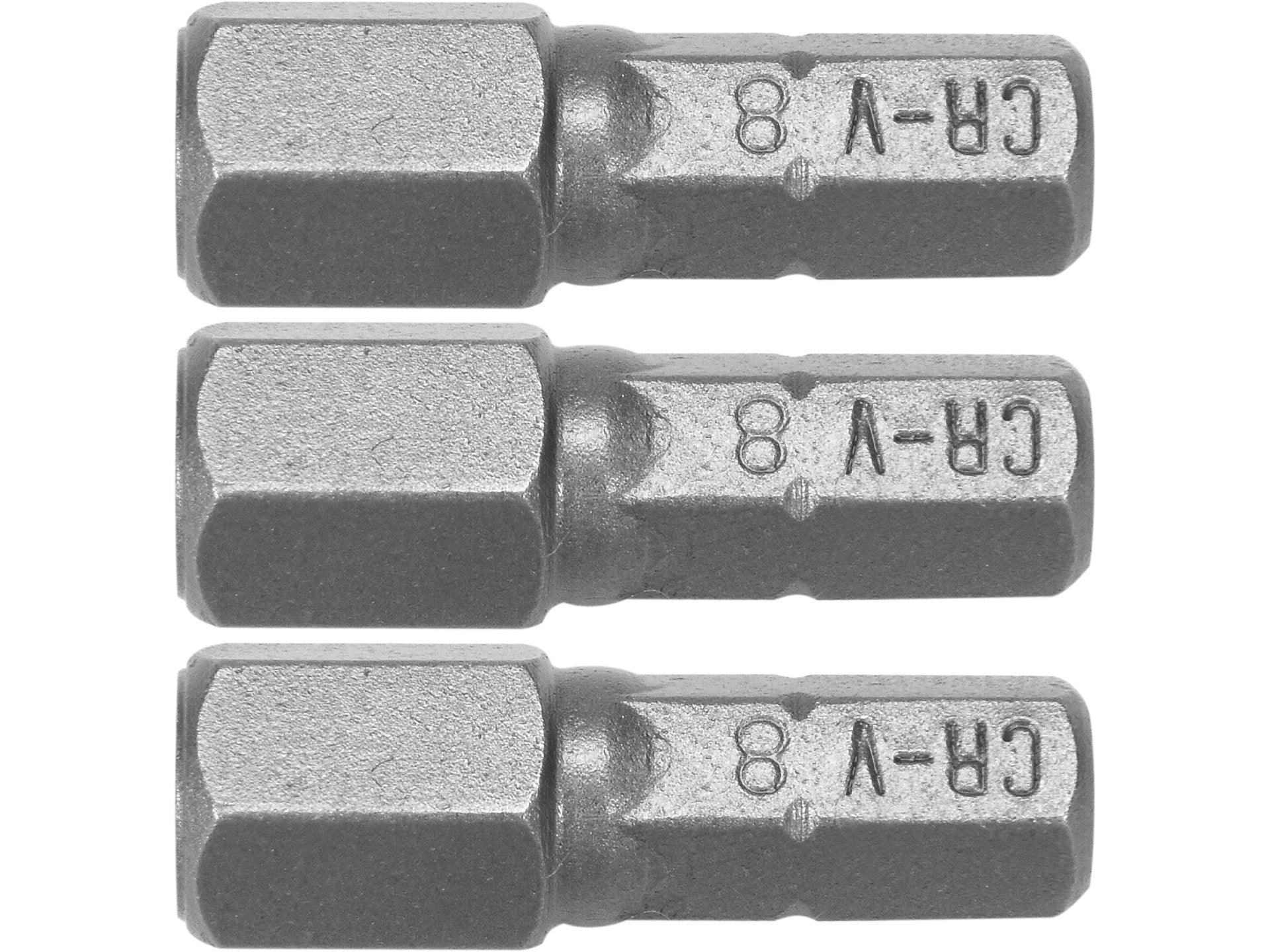 SET 3 BIȚI TORX 1/4'' H8X25MM STHOR 65505