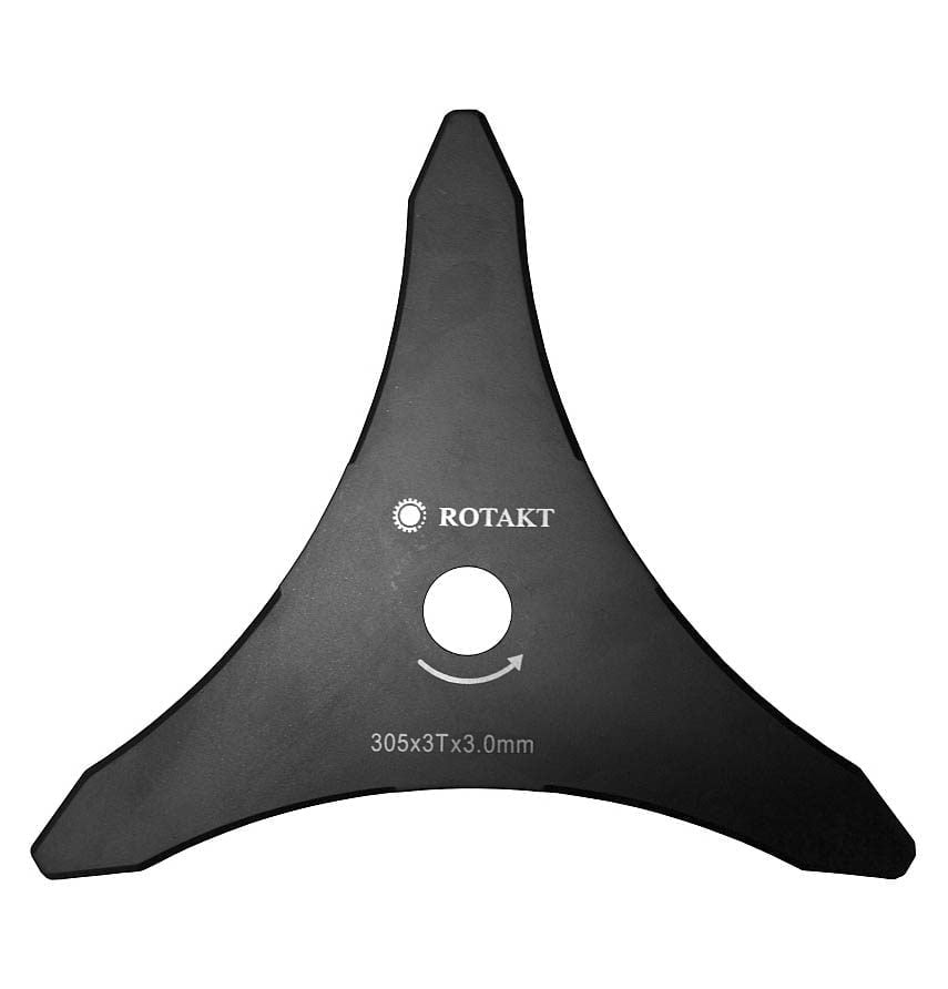 Cutit cosire pentru motocoasa, 3 taisuri, 300x25.4x3mm RODT03303