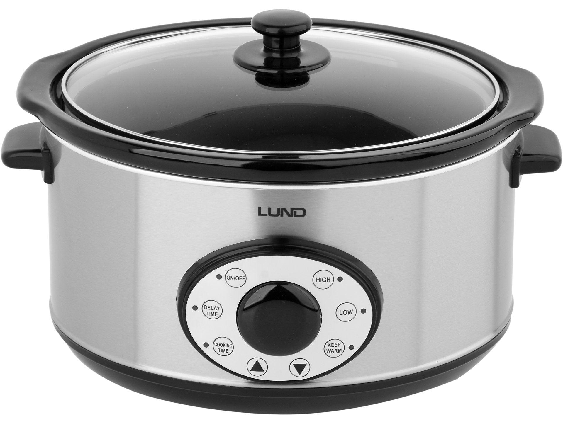 SLOW COOKER, 280W, 4,5L, TIMMER LUND 67660