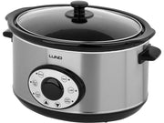 SLOW COOKER, 280W, 4,5L, TIMMER LUND 67660