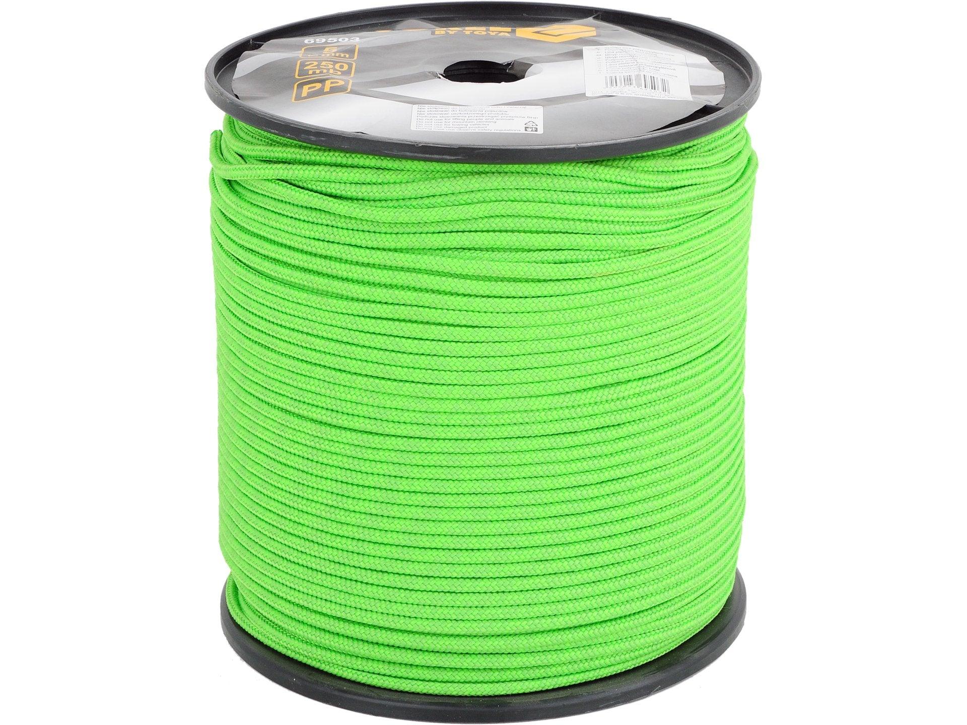 CORDELINĂ ÎMPLETITĂ PP 5MM, 250M VOREL 69503