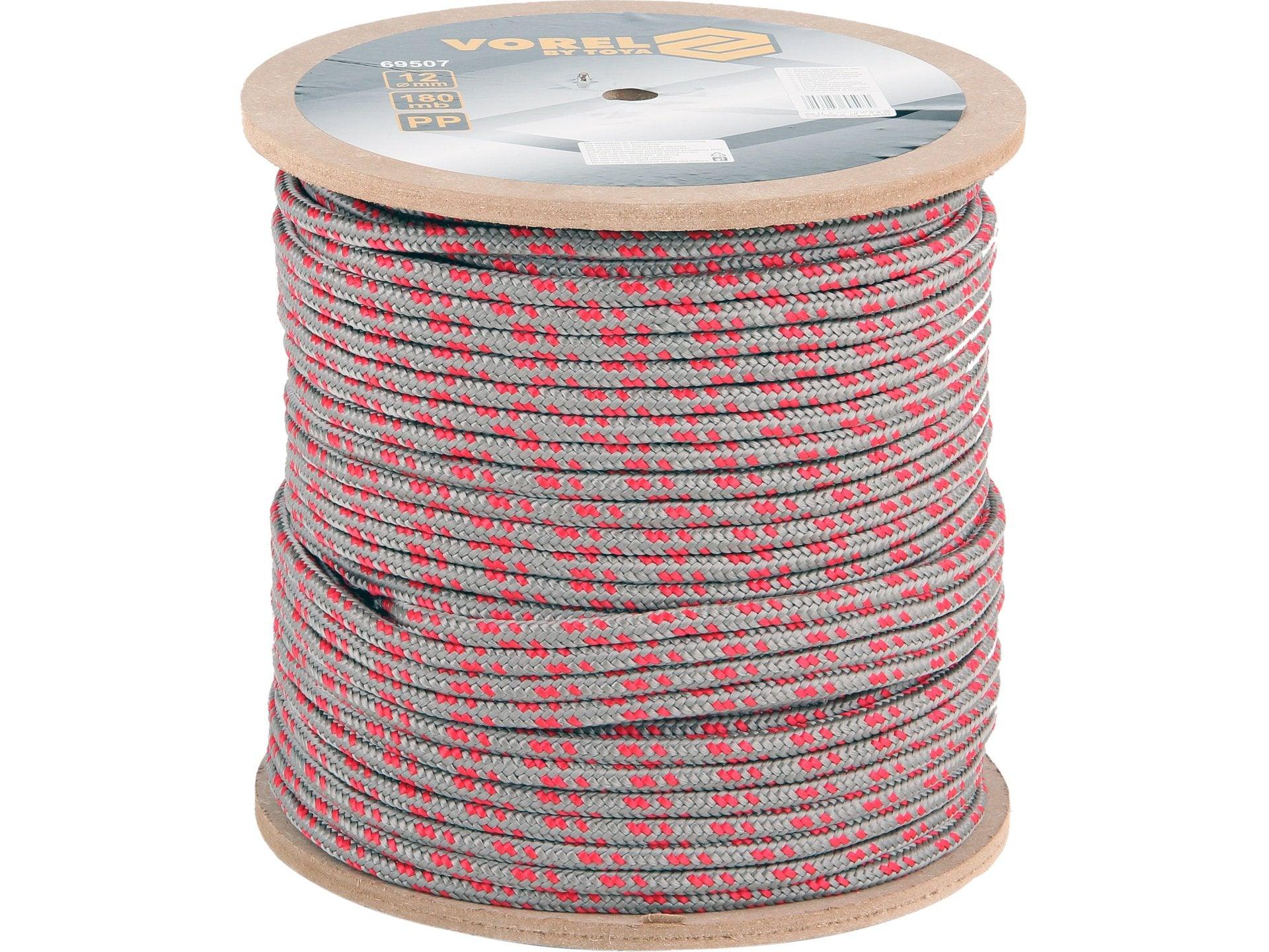CORDELINĂ ÎMPLETITĂ PP 12MM, 180M VOREL 69507