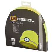 Cumpara acum Caciula galbena cu banda reflectorizantă si LED, 4 niveluri de de la Mesterul Minune