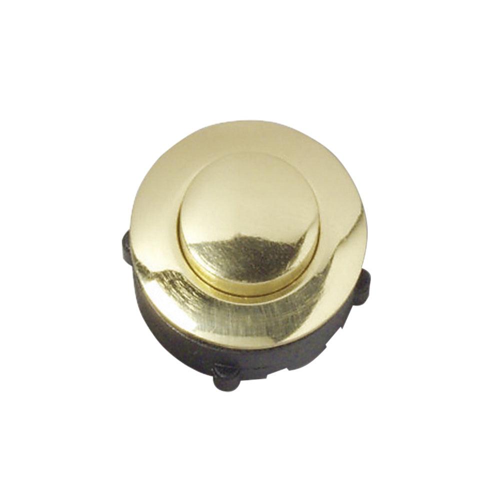 Heidemann 70095, buton pentru sonerie Brass-poliert, 19, 24V ~ / 1A, 20 x 16 x 12mm
