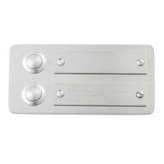 Heidemann 70122, buton sonerie dublu Berlin Stainless V4a, 48V ~ / 2A, 55 x 108 x 4mm