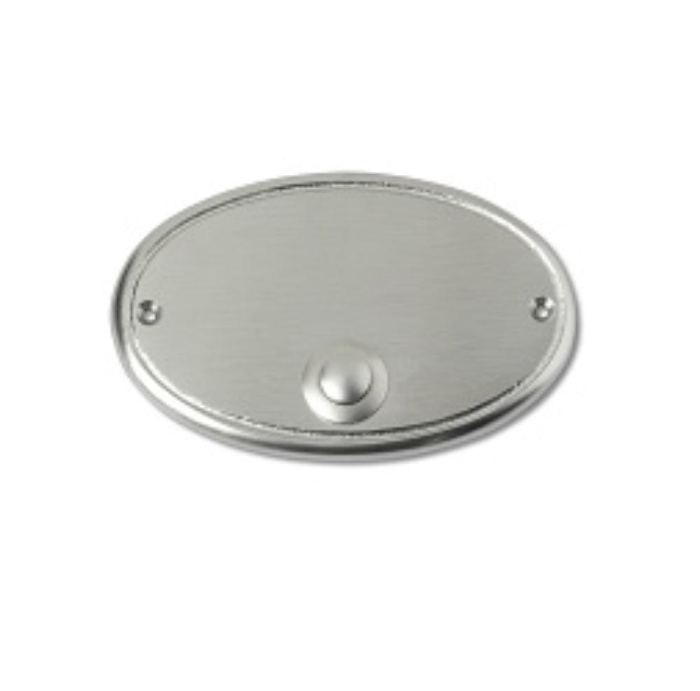 Heidemann 70130, buton pentru sonerie Venedig Brass/nickel, 24 V/1 A, 70 x 110 x 5mm