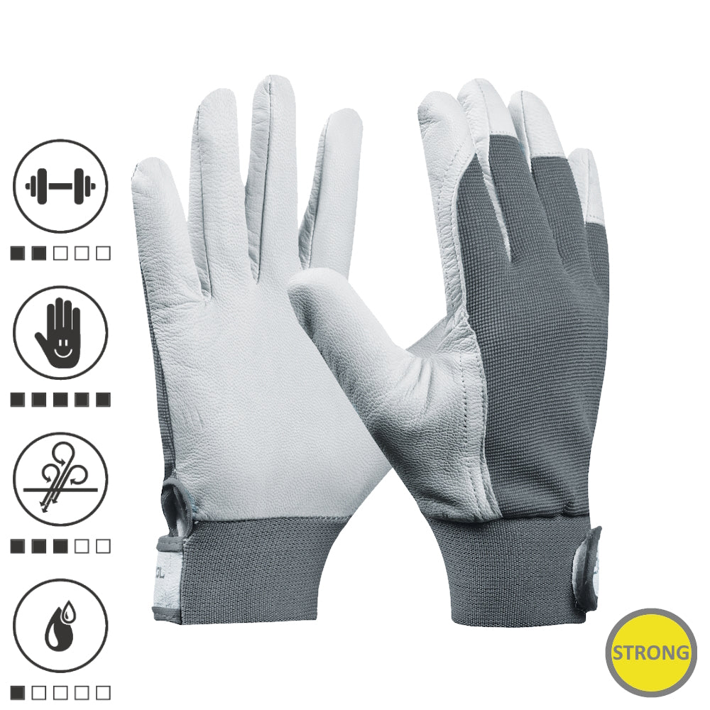 Cumpara acum Manusi de protectie Uni Fit Comfort, din piele de capra si spandex, uz de la Mesterul Minune