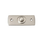 Heidemann 70409, buton pentru sonerie Aries Brass/nickel, 24 V/1 A, 65 x 27 x 3mm 