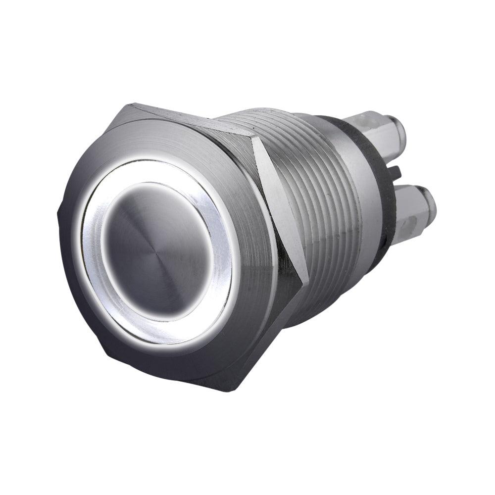 Heidemann 70528, buton pentru sonerie Stainless LED, 19, 24V ~ / 0,5A, 22 x 19 x 31mm