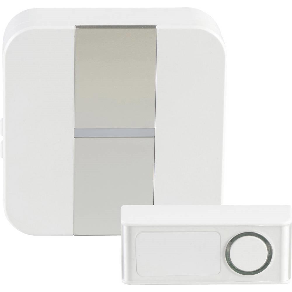 Heidemann 70706, sonerie wireless Stripe, raza maxima 75m, 97 x 97 x 30mm, 80dBA