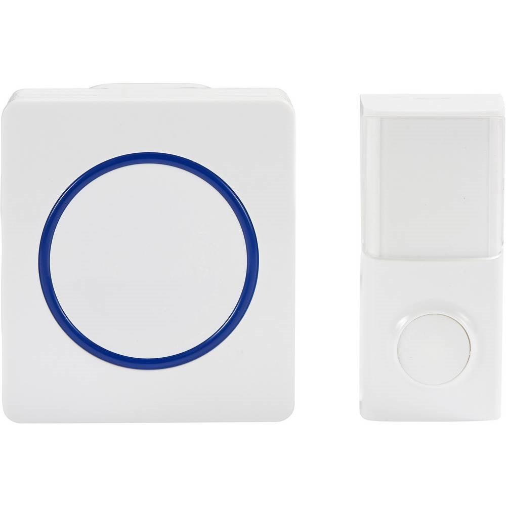 Heidemann 70708, sonerie wireless Piezo I, raza de actiune 100m, 88 x 78 x 66mm, 85 dBA