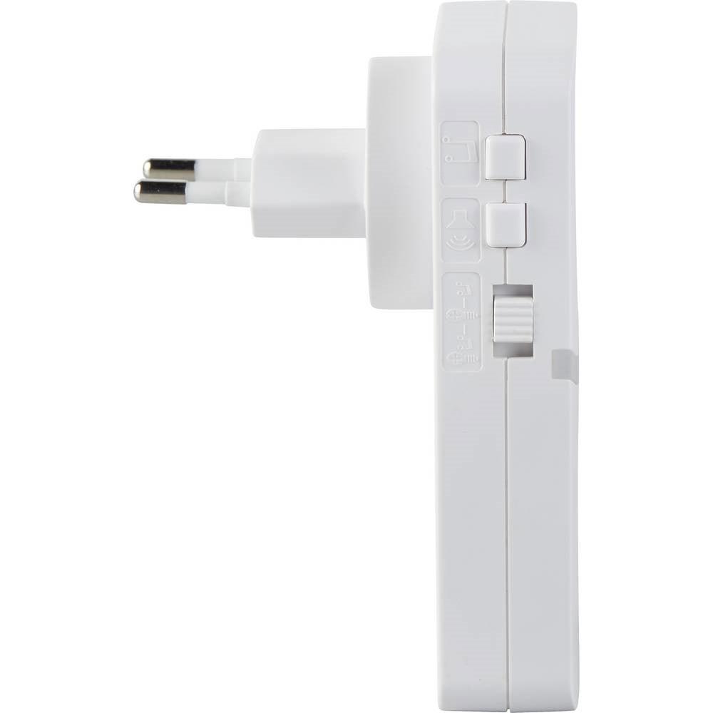 Heidemann 70709, sonerie wireless Piezo II, raza de actiune 100m, 107 x 59 x 32mm, 85 dBA