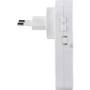 Heidemann 70709, sonerie wireless Piezo II, raza de actiune 100m, 107 x 59 x 32mm, 85 dBA