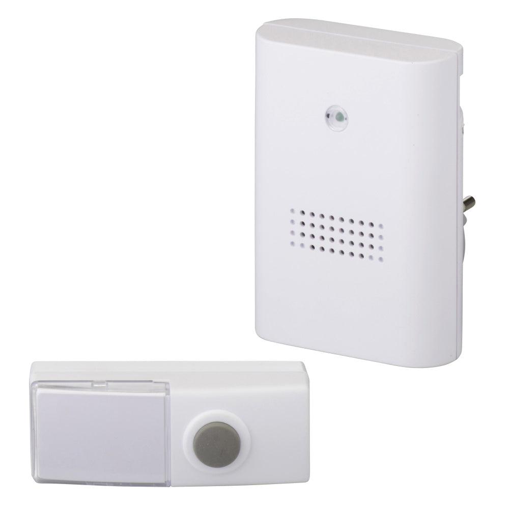 Heidemann 70801, set sonerie fara fir HX Plug-in, raza de actiune 100m, 433 MHz, 82 dBa