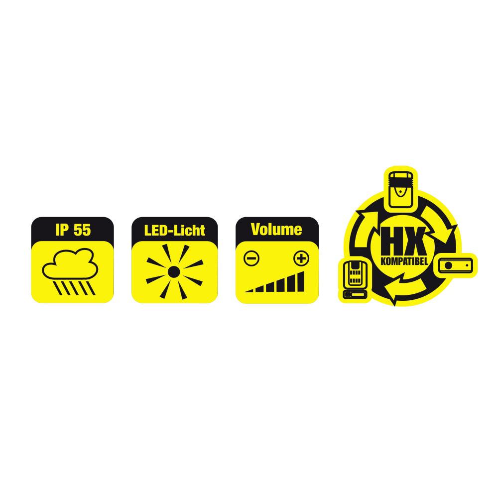 Heidemann 70821 set sonerie fara fir HX Style, raza de actiune 150m, 88 dBa